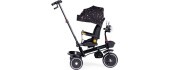Children's tricycle stroller swivel seat pusher black ECOTOYS