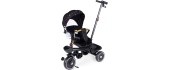 Children's tricycle stroller swivel seat pusher black ECOTOYS