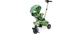 Tricycle stroller tricycle 2-in-1 swivel seat folding canopy green - ECOTOYS