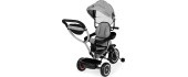 Tricycle stroller 2-in-1 swivel seat folding canopy - grey ECOTOYS