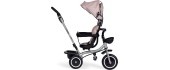 Tricycle stroller 2-in-1 swivel seat folding canopy - beige ECOTOYS
