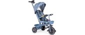 Tricycle stroller tricycle 2-in-1 swivel seat folding canopy blue - ECOTOYS