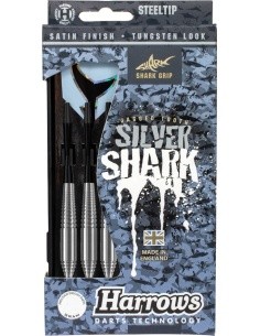 Nooled Harrows Silver Shark Steel, 3 tk