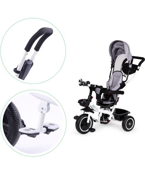 Kolmratas pöörleva istmega Ecotoys
