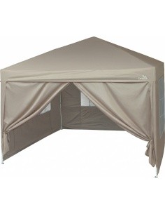 Párty stan nůžkový 3x3 m s bočnicemi PALACE béžový WATERPROOF