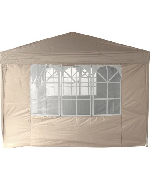 Párty stan nůžkový 3x3 m s bočnicemi PALACE béžový WATERPROOF