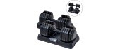 Reguleeritavate ühe käega hantlite komplekt inSPORTline DuraBell® 2 x 5–41 kg