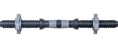 Plastic Threaded Dumbbell Bar w/ Collars inSPORTline Plafor 41 cm / 30 mm