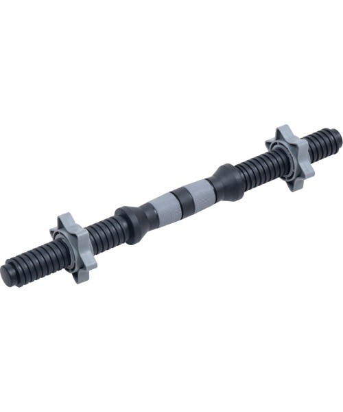 Plastic Threaded Dumbbell Bar w/ Collars inSPORTline Plafor 41 cm / 30 mm