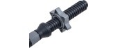 Plastic Threaded Dumbbell Bar w/ Collars inSPORTline Plafor 41 cm / 30 mm