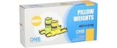 Pillow Weights One Fitness WW01, Yellow - 2 x 0,7 kg