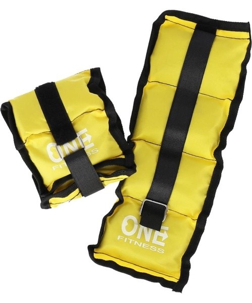 Pillow Weights One Fitness WW01, Yellow - 2 x 0,7 kg