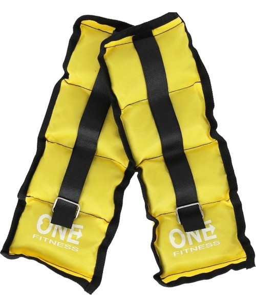Pillow Weights One Fitness WW01, Yellow - 2 x 0,7 kg