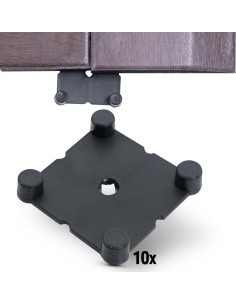 Connector Set for Luxteko Waffle Floor Mats – 10 Pcs.