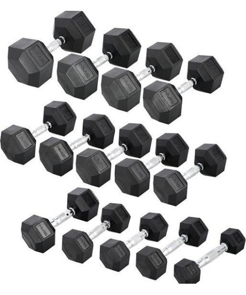 Hantel HMS Hex Pro - 18 kg