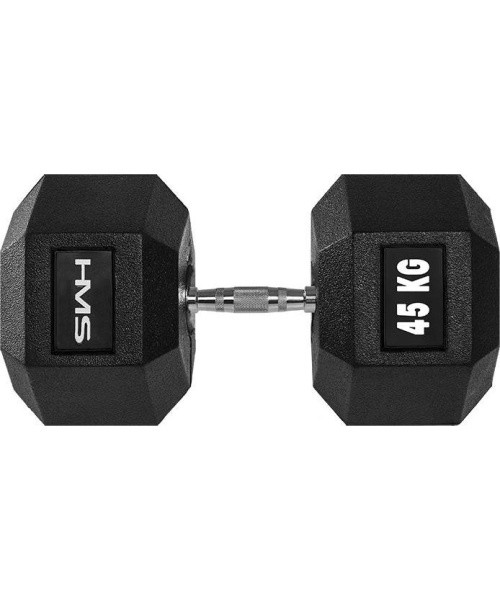 Hantel HMS Hex Pro - 45 kg