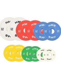 Olümpia bumper-raskusketas CBRS05 HMS - 2x1.5kg