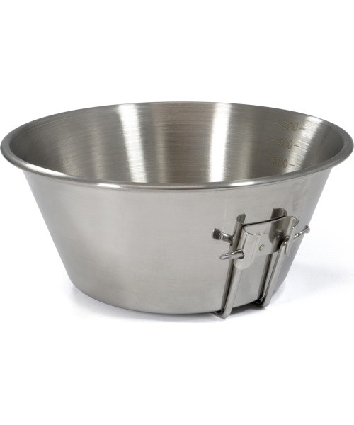 BasicNature Stainless steel bowl 'Sierra Cup'