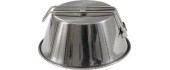 BasicNature Stainless steel bowl 'Sierra Cup'