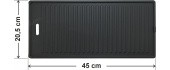 Malmist kahepoolne plaat ETAGE 450x205 mm