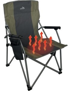 Židle kempingová skládací WARM s vyhříváním