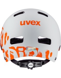 Kiiver Uvex Kid 3 dirtbike, helehall-oranž