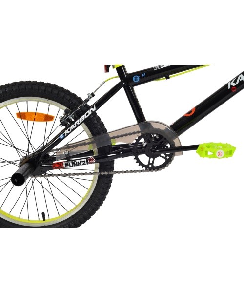 Jalgratas Karbon BMX 20, black-lime