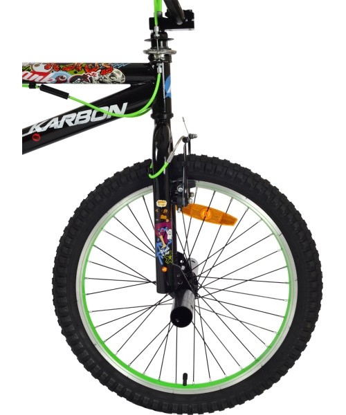 Jalgratas Karbon BMX 20 black-green