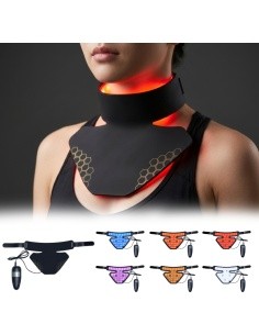 LED-infrapunavalgusteraapia mask kaelale ja dekolteele inSPORTline Rademis 2 500 mAh