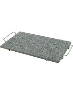 Grilovací deska žulová GRANIT XL s drážkou a držákem 50x30x1,65cm