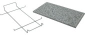 Graniidist grillplaat GRANIT XL soone ja hoidikuga 50x30x1,65 cm