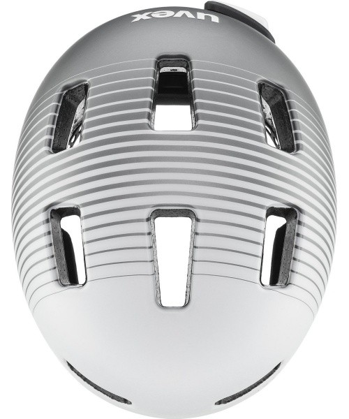 Kiiver Uvex City 4, valge-hall matt, 55-58 cm