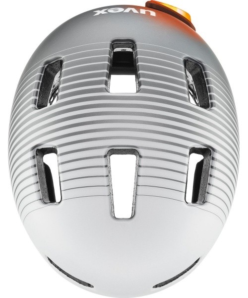 Kiiver Uvex City 4, valge-hall matt, 55-58 cm