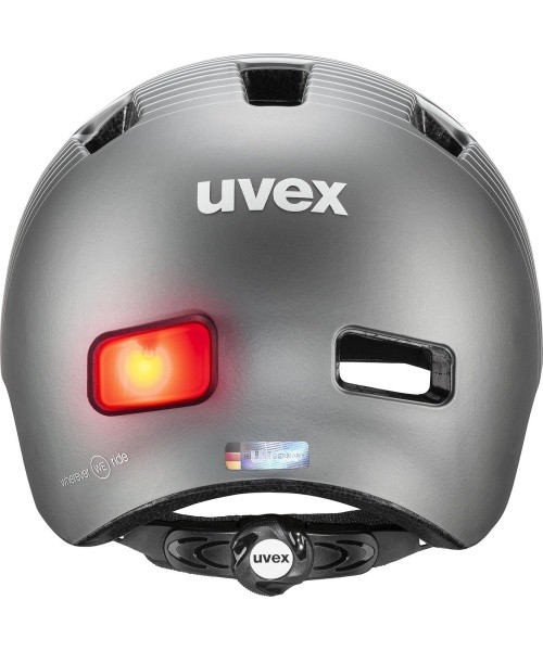 Kiiver Uvex City 4, valge-hall matt, 55-58 cm