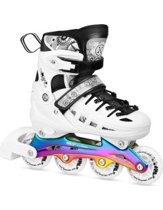 NH10905 4in1 INLINE/ICE-SKATES NILS EXTREME - White