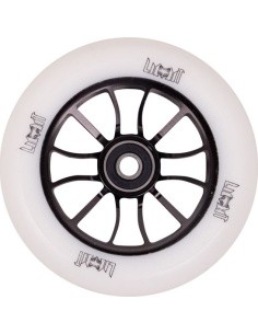 Tõukeratta rattad LMT S, 110 mm, ABEC 9 laagritega - Must/valge