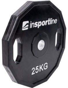 Kummikattega raskusketas inSPORTline Ruberton 25 kg