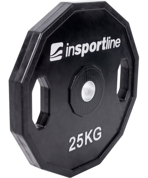 Rubber Coated Weight Plate inSPORTline Ruberton 25kg