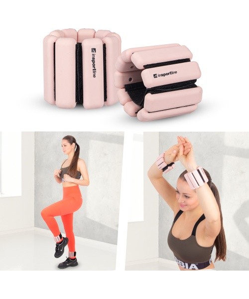 Adjustable Wrist/Ankle Weights inSPORTline Brace - Beige 