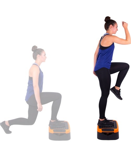 Multifunctional Aerobic Step Platform inSPORTline Multifun - Black and Orange