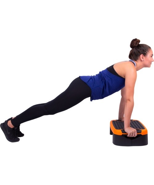 Mitmeotstarbeline aeroobikaplatvorm inSPORTline Multifun - Black and Orange