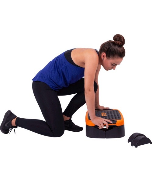 Multifunctional Aerobic Step Platform inSPORTline Multifun - Black and Orange