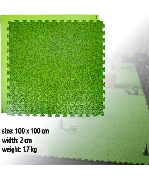 Tatami pusle matt inSPORTline Zemalpro 100 x 100 x 2 cm - Muru muster