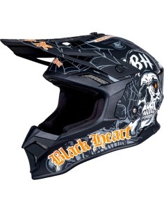 Motokrossi kiiver W-TEC Black Heart Harzdorf - Must