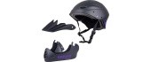 Downhill Helmet W-TEC Campanero Noir Violet
