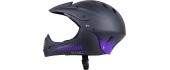 Downhill Helmet W-TEC Campanero Noir Violet