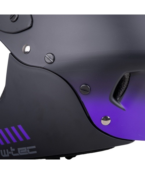Downhill Helmet W-TEC Campanero Noir Violet