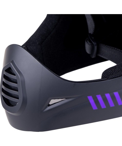 Downhill Helmet W-TEC Campanero Noir Violet