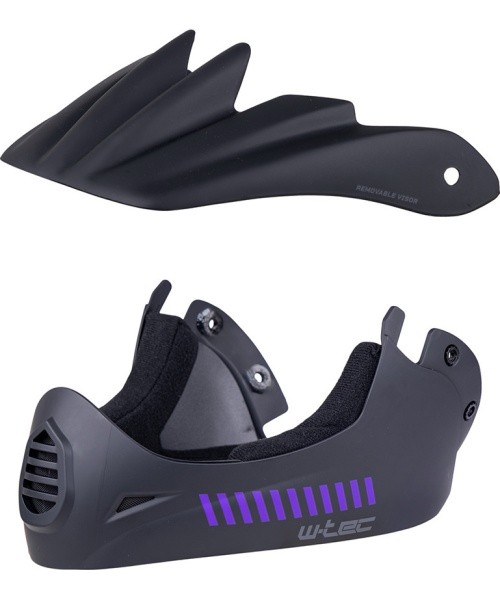 Allamäesõidu kiiver W-TEC Campanero Noir Violet