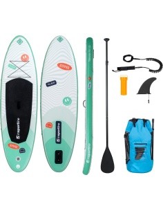 Aerulaud tarvikutega inSPORTline Wavelet 9’6” - Roheline